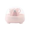 Kikkaboo set manicura con estuche color rosa