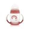 Kiokids TAZA DE APRENDIZAJE STEP 1 BRILLA EN LA OSCURIDAD ROSA