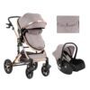 Cochecito dúo/trío Kikka Boo Darling Beige
