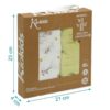 Kiokids Set de 2 muselinas Bamboo 120x120 cm - Imagen 5