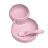 Set alimentación silicona “Twin”Rosa