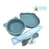 Set vajilla silicona Mamimuac Azul