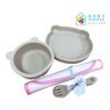 Set vajilla silicona Mamimuac Beige