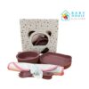 Set vajilla silicona Mamimuac Rosa
