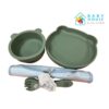 Set vajilla silicona Mamimuac Verde