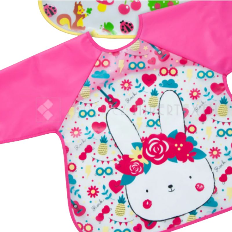 Gamberritos Babero con mangas impermeable