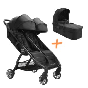 Silla de Paseo Gemelar Baby Jogger City Tour2 Double Pitch Black