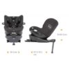 Silla de Coche GR. 0+1 Joie i-SPIN Safe Coal