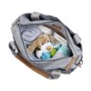 Bolso Mochila Bababing Roma 2 Gris