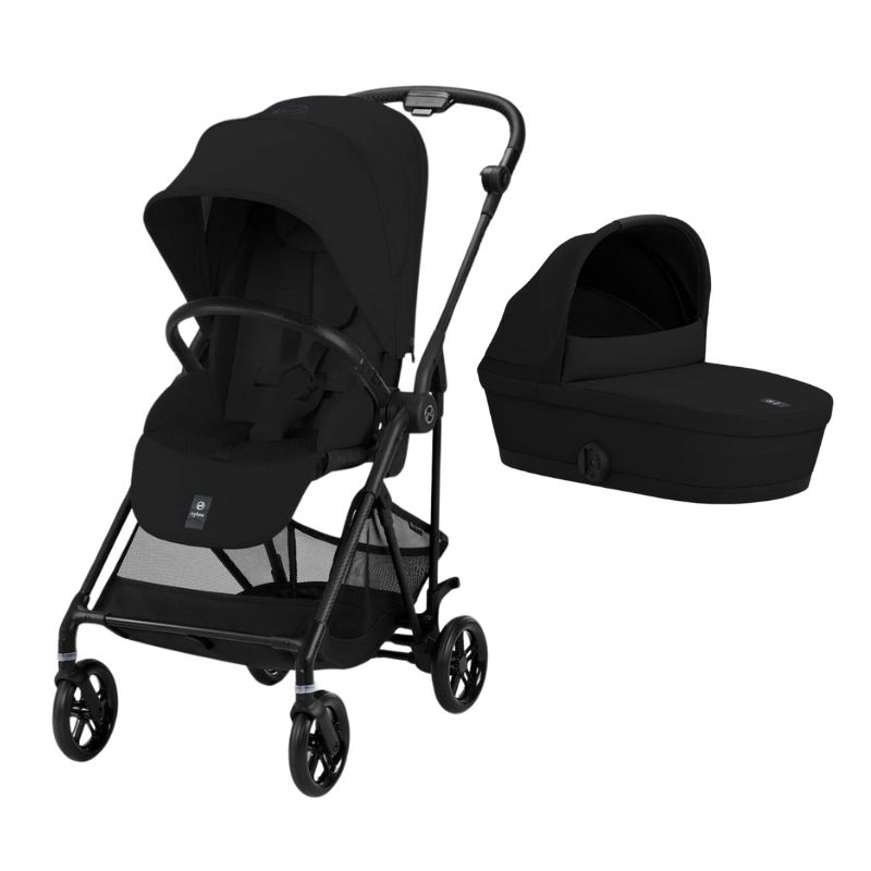 Cybex Melio Carbon Cochecito dos piezas 2025 Magic Black