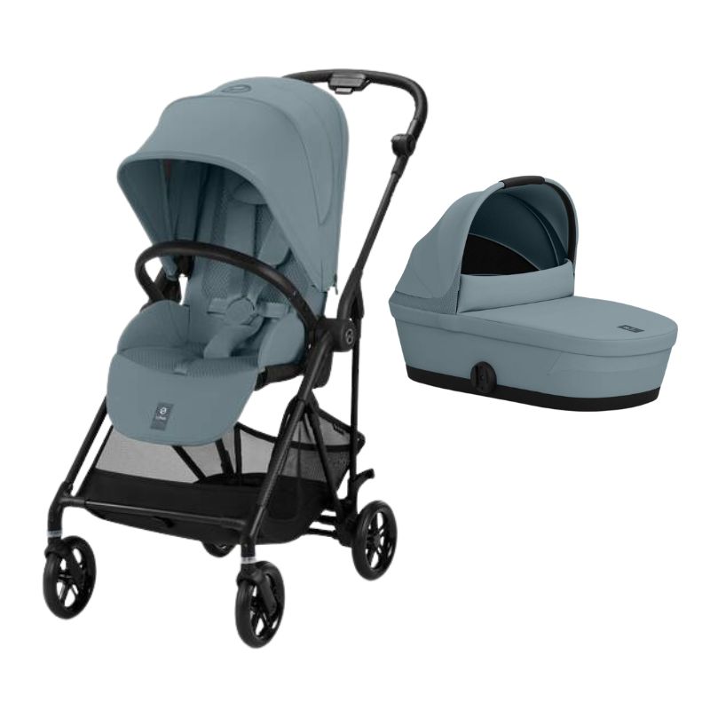Cybex Melio Carbon Cochecito dos piezas 2025 Stormy Blue