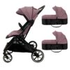Carro gemelar Casualplay Tour Twin Max 2024 Misty Pink