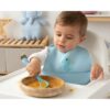 Cuchara Grande para Bebés Kiokids Azul