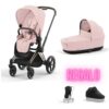 Carrito dúo Cybex Priam (Chasis RoseGold)