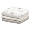 Pack 3 Muselinas Bambú 70X70cm Kiokids Ballenas Gris