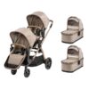Silla Peg Perego Ypsi Mon Amour 2 asientos y 2 capazo