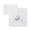 Juego de Sábanas Minicuna Bimbidreams Volare Gris