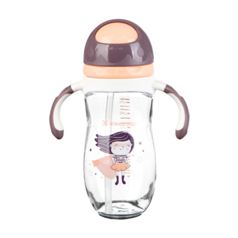 Kikka boo Vaso con pajita Tritan 300 ml