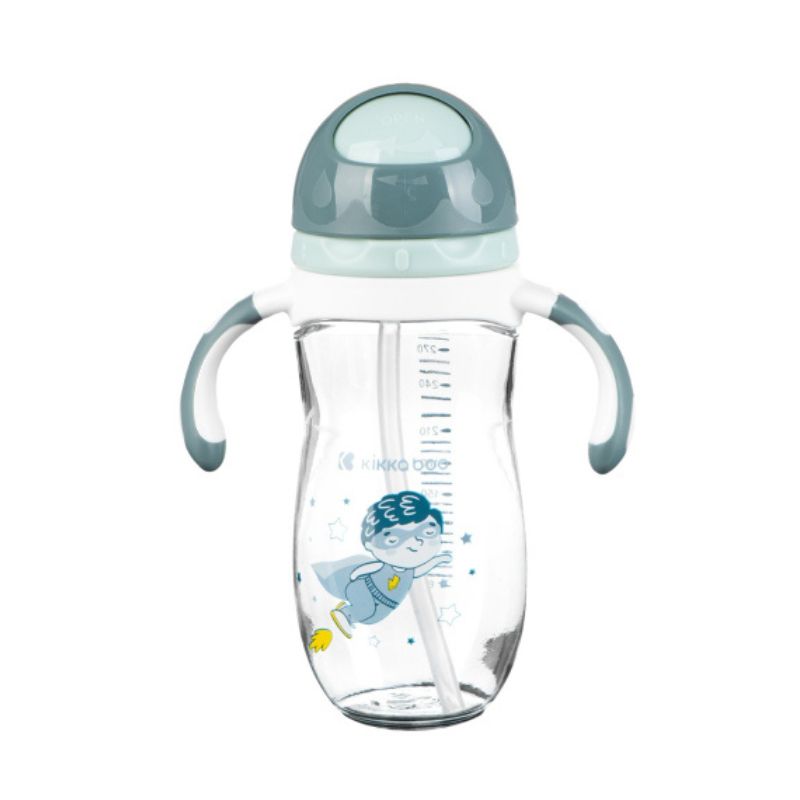 Kikka boo Vaso con pajita Tritan 300 ml