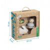 Kiokids Set mis primeros juguetes de madera 0 meses+ - Imagen 3