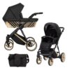 Kunert Cochecito Dúo Ivento Glam IVE-17 Black Pearl
