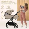 Kinderkraft Yoxi Cochecito Dúo Sand Beige