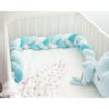 Kiokids Trenza protector cuna 150cm Azul