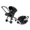 Silla de auto y silla de paseo Doona X Nitro Black