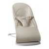 BabyBjörn Hamaca Balance Soft - Tejido Jersey - Beige Claro