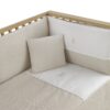 Cambrass Juego 2 Piezas Cuna 60 x 120 cm LINO BEIGE - Imagen 2