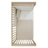 Cambrass Juego 2 Piezas Cuna 60 x 120 cm LINO BEIGE - Imagen 3