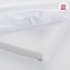 Cambrass Sábana Bajera Minicuna 50X90 cm Blanco - Imagen 3