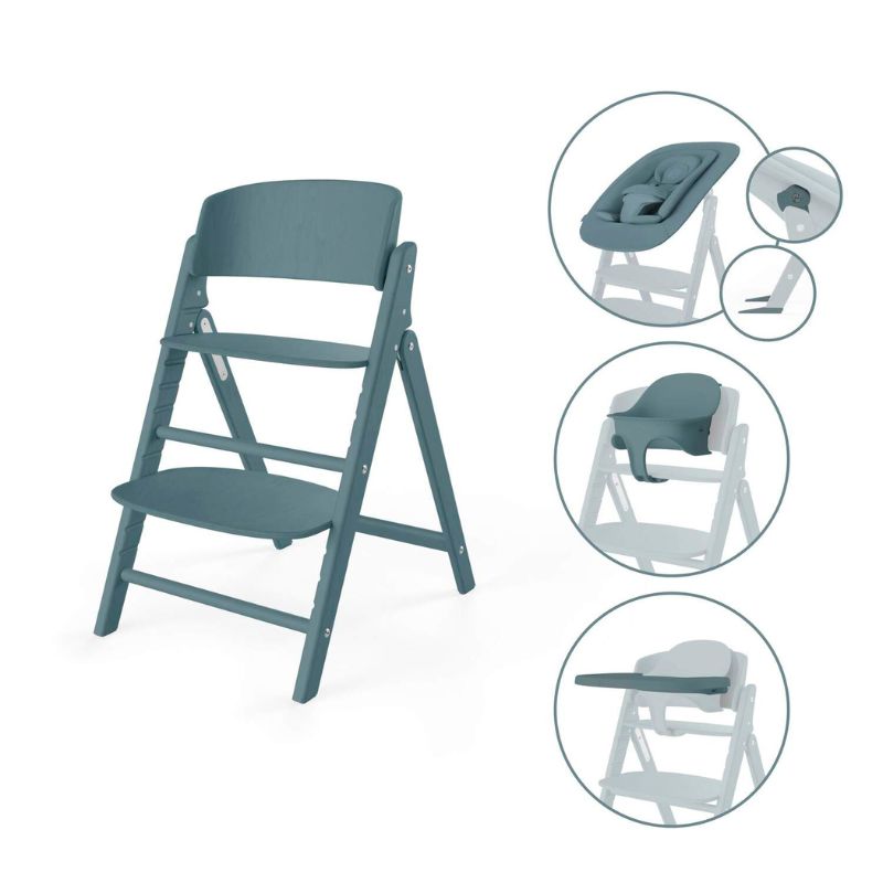 Cybex Silla Trona Click & Fold 4-in-1 Stone Blue