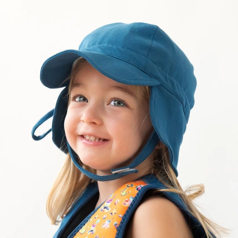 Kiokids Gorro de bebé protección upf 50+ Azul Marino