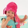 Kiokids Gorro de bebé protección upf 50+ Fucsia