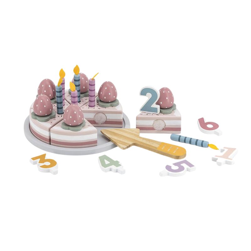 Olmitos Tarta de Cumpleaños de madera