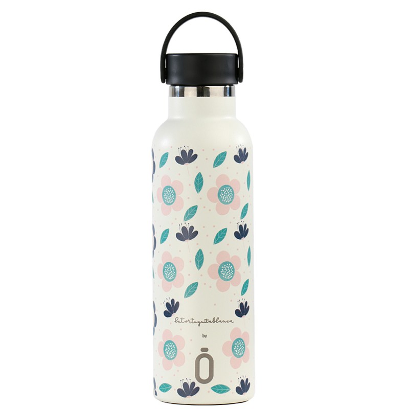 Runbott Termo Sport+T.Estandar 600 ml Flores Rosa
