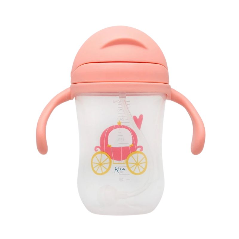 Kiokids Taza aprendizaje 350 ml Rosa